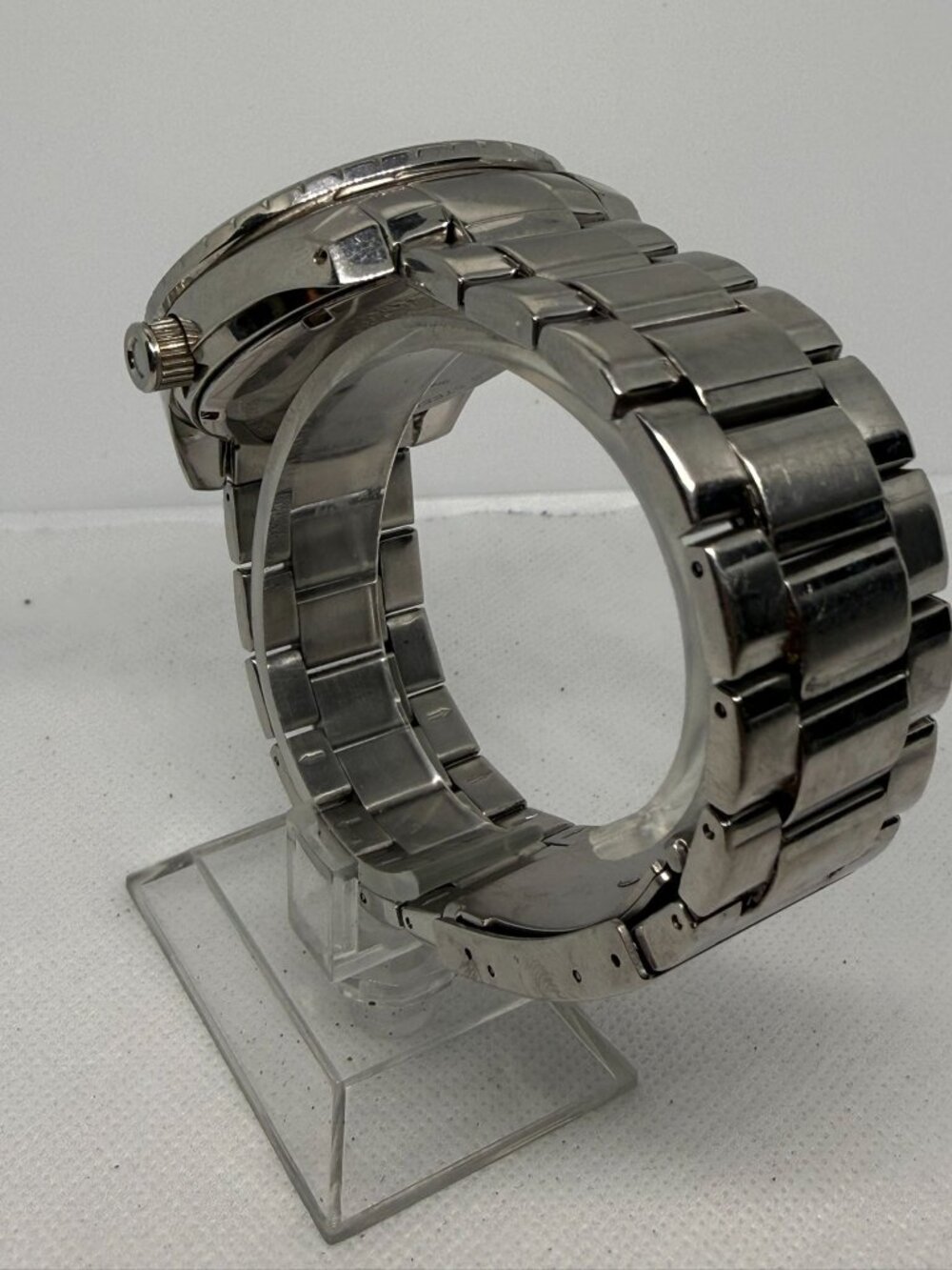 Fossil AM4237 Men's 45mm Stainless Steel Black Dial Analog Date Watch - Picture 5 of 11